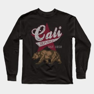 Vintage Cali California Republic 1850 Long Sleeve T-Shirt
